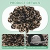 Unique Bargains Alloy Satin Fabric Big Rose Flower Dainty Brooches and Pins 1 Pc - 2 of 4