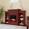 Tennyson Electric Fireplace with Bookcases - SEI - 2 of 4