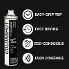 Colorshot Spray Paint Satin Black Tie Affair 10oz 4pk Value Set Black: Exterior Acrylic Paint & Primer, 10000 Sq Ft Coverage - 4 of 4