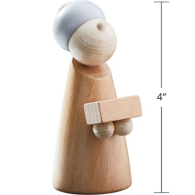 Minimalist Beechwood Nativity Scene 12-Piece Set
