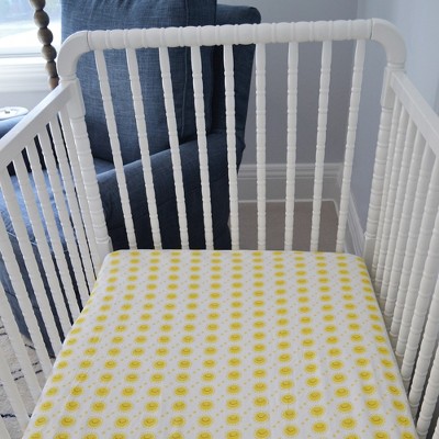 Fitted Crib Sheet Sunshine Yellow