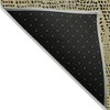 Gold Black And Charcoal Geometric Washable Indoor Outdoor Area Rug - 4 of 4