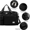 Luupatchy Carry On Weekender Backpack With Shoe Compartment, For Travel, Gym，Fishing, Travel Duffle Bag For Women, Men - 4 of 4