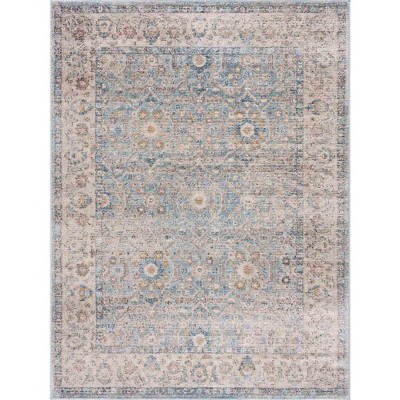 Hauteloom Anana Silver Blue & Beige Area Rug