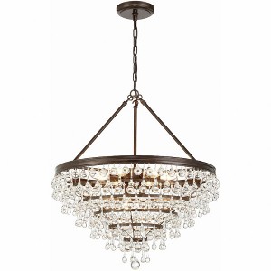 Crystorama Lighting Calypso 8 - Light Chandelier in  Vibrant Bronze - 1 of 4