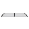 vidaXL Door Canopy Black 157.5 in.x39.4 in. Polycarbonate - 3 of 4
