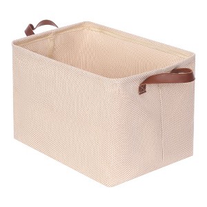 Unique Bargains Fabric Organizing Closet Storage Storage Cube with Handles 1 Pc - 1 of 4