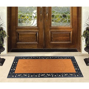 A1HC Natural Coir & Rubber Door Mat 30"x60", Thick, Durable, Heavy Duty Doormat For Outdoor & Indoor - 1 of 4