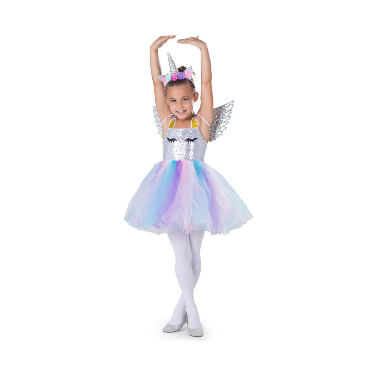 Dress Up America Unicorn Costume Dress for Girls - thumbnail 4