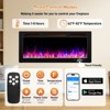 Karl Home 1500-Watt 42-inch Electric Fireplace Insert / Wall-Mounted Electric Fireplace with WIFI Function - 3 of 4