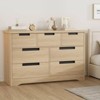 7-Drawer Dresser for Bedroom, Modern Wooden Chest of Drawers with Metal Handles, Anti-Tipping Design, Sturdy and Stable for Home Office - 4 of 4