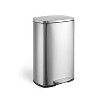 GustoWave 13-Gallon (50-Liter) Stainless Steel Trash Can Features A Step Pedal, A Removable Bucket, And A Soft-Close Lid For Home Or Office Use. - 2 of 4