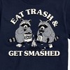 Men's - Instant Message - Eat Trash Get Smashed Short Sleeve Graphic T-Shirt - 2 of 4