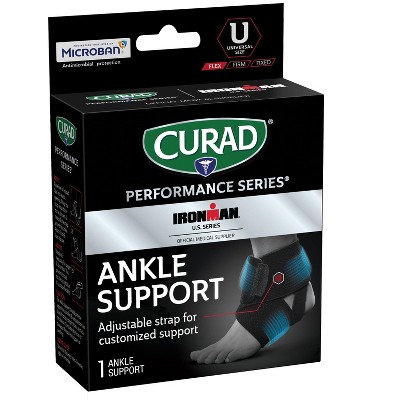 Curad Performance Series IRONMAN Adjustable Ankle Wrap