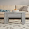 vidaXL Coffee Table Gray Sonoma 31.1"x19.3"x16.1" Engineered Wood - 2 of 4