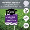 Big Dot of Happiness Purple Graduation Party Decorations - Grad Party Welcome Yard Sign - 3 of 4