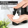 LunaLulinlk Black Foaming Soap Dispenser Glass Hand Soap Bottle for Kitchen and Bathroom - 2 of 4