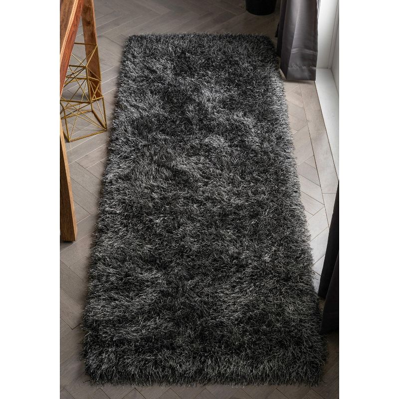 Well Woven Chie Kuki Collection Ultra Soft Two-Tone Long Floppy Pile Area Rug, 3 of 10