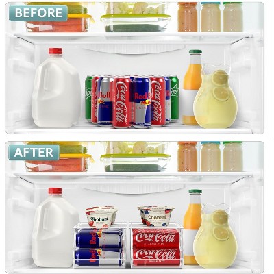 Sorbus Set of 2 Narrow Can Organizer for Fridge, Pantry, Kitchen Organization and Storage — фото 5
