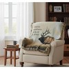 Grey Ghost With Verse Woven Throw – 50x60 inch Faith and Reflection by Manual Woodworkers and Weavers - 2 of 3
