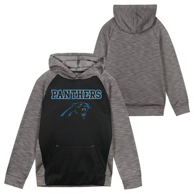 : Carolina Panthers Black Boys Performance Pullover