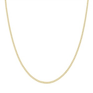 Giorgio Di Vicenza 14K Gold 1.55mm Curb Chain Necklace - 1 of 2