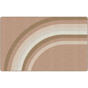 Flagship Carpets Simply Stylish Neutral Rainbow Area Rug - 1 of 4