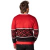 Seven Times Six Naruto Shippuden Men's Akatsuki Red Cloud Ugly Christmas Sweater Cardigan Red - 2 of 4
