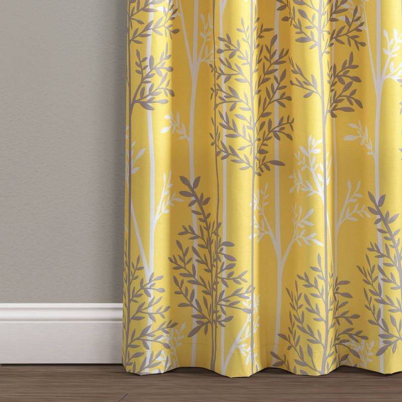 Linear Tree Insulated Blackout Window Curtain Panels - Lush Décor, 4 of 8