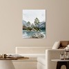 Art Remedy Cold Winter Lake Landscape Wall Art Unframed - 2 of 4