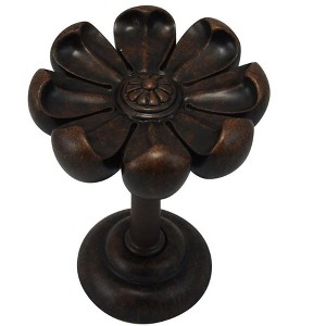 Daisy Designer Decor Drapery Medallion Holdback - 2 Finishes - 1 of 1