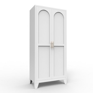 Maliang 61'' Tall Metal Storage Cabinet with Adjustable Shelves, for Bedroom, Living Room, Kitchen - 1 of 4