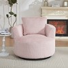 Airsurfer Compressible 360° Swivel Accent Chair, Modern Comfort Seating for Living Room,Office,Apartment - 4 of 4