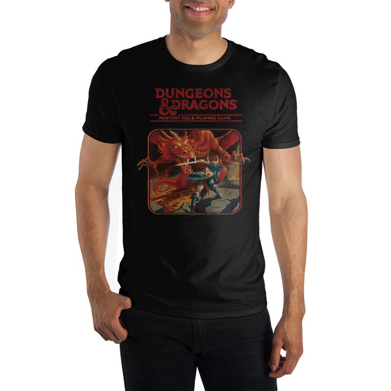 Dungeons and Dragons Black Short-Sleeve T-Shirt, 1 of 2