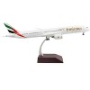 Boeing 787-10 Commercial Aircraft White with Striped Tail "Gemini 200" Series 1/200 Diecast Model Airplane by GeminiJets - 3 of 3
