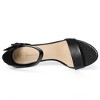 Allegra K Women's Chunky High Heel Ankle Strap Sandals 2 Pcs - 4 of 4