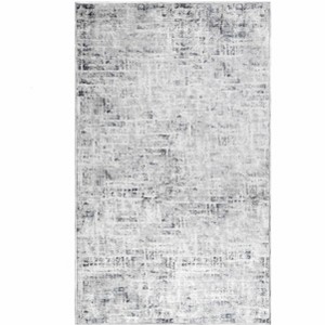 Distressed Contemporary Abstract Modern Indoor Runner or Area Rug by Blue Nile Mills - 1 of 4