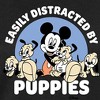 Women's - Disney Classics - Easily Distracted By Puppies Juniors Fitted Graphic T-Shirt - 2 of 3
