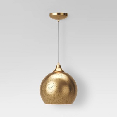 Pierced Metal Plumosa Globe Pendant Lamp (Includes Energy Efficient Light Bulb) - Opalhouse™