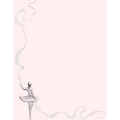 40ct Final Performance Letterhead Pink