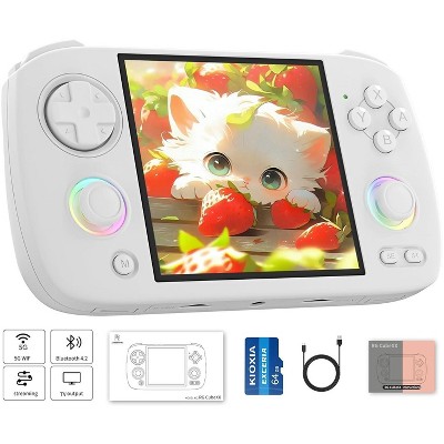 Voacle RG CubeXX Retro Handheld Game Console , 3.95 Inch IPS Screen Linux System Built-in 64G TF Card 5056 Games