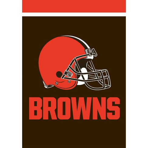 Briarwood Lane Retro Cleveland Browns Garden Flag NFL Double-Sided 18 x  12.5