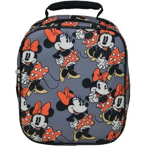 Disney Minnie Mouse 9.5 Inch School Lunch Bag with Minnie Printed All Over - 1 of 1
