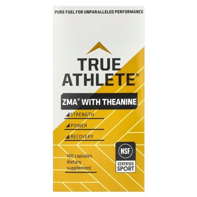 True Athlete ZMA® With Theanine, 180 Capsules