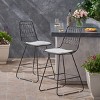 Coolbibila-Set Of 2 Barstool, Bar Chair High For Outdoor, Bar Chair Stool With Water-Resistant Cushions, Bar Chair With Back - 2 of 4