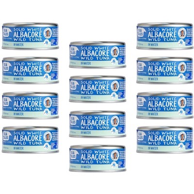 Sea Tales Seafood With A Story Solid White Wild Albacore Tuna in Water - Case of 12/5 oz