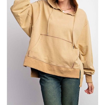 Women's Terry Knit Hoodie - Easel