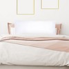PiccoCasa Zippered Closure Silky Satin Body Long Pillowcase - 2 of 4