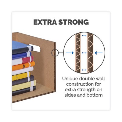 Medium Kraft Corrugated Cardboard Moving Box with Lift-Off Lid