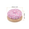 Unique Bargains Magnetic Wooden Base DIY Craft Sewing Needle Pin Cushion - 2 of 4
